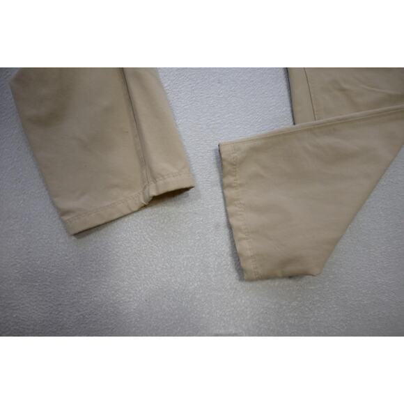 North Face Nylon Pants Stretch Camp Fishing Beige Light Weight Mens Sz 36 x 32 - Picture 3 of 8